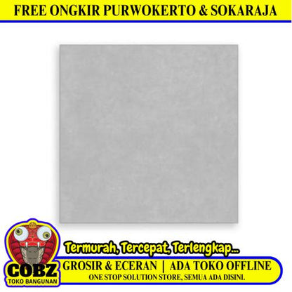 60 CM x 60 CM / ARNA ARCANA GREY Granit Lantai Teras Garasi Matte Dus