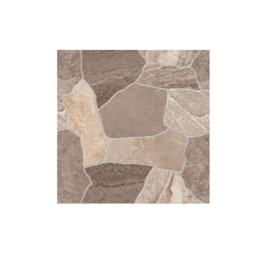 40 CM x 40 CM / ASIA OSLO Keramik Lantai Teras Garasi Matte Brown Dus