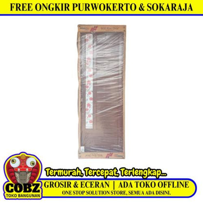 8 CM x 71 CM x 201 CM / WINGKING DOOR STYLISH EXTRA Pintu Galvalum Kanan + Cermin Set