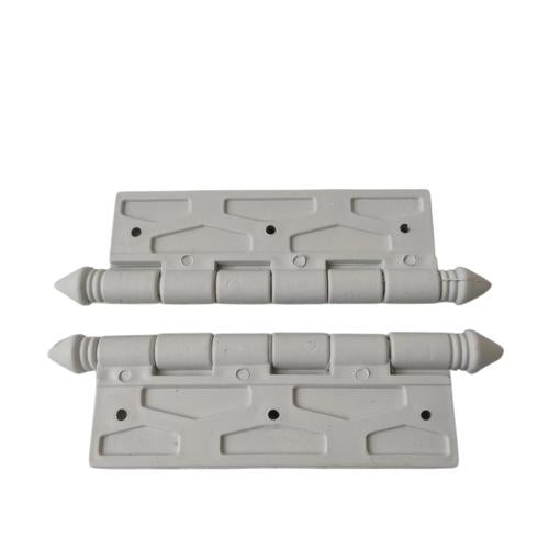 4 IN / TYRO Engsel Kupu Kupu Pintu Jendela Hinge Plastik PVC Putih Set