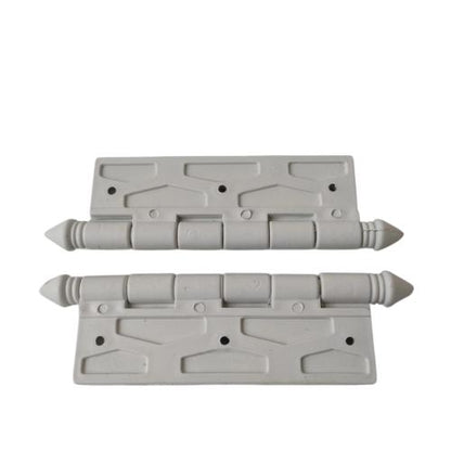 4 IN / TYRO Engsel Kupu Kupu Pintu Jendela Hinge Plastik PVC Putih Set