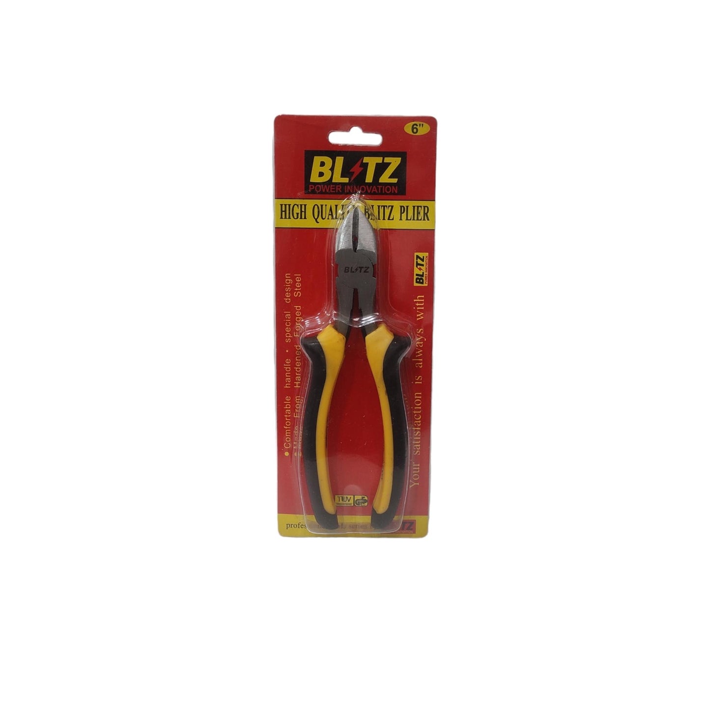 6 IN / BLITZ Tang Potong Kawat Kabel Diagonal Cutting Pliers