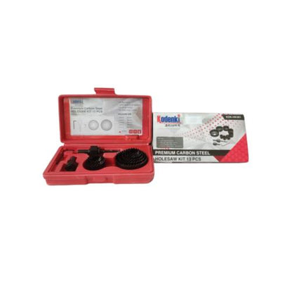 16 - 64 MM / KODENKI TCT Hole Saw Mata Bor Hidroponik Pelubang Kayu 13 Pcs Set