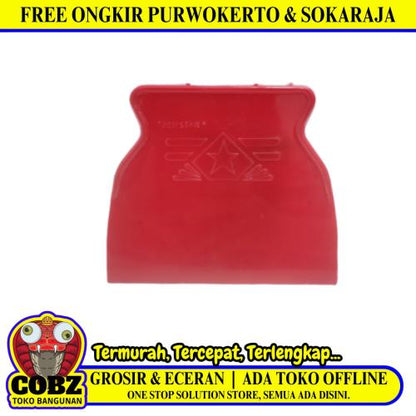 5 IN / NEW STAR Sekrap Daun Kape Scrapper Cat Perata Acian Plastik PVC