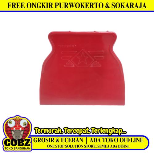 5 IN / NEW STAR Sekrap Daun Kape Scrapper Cat Perata Acian Plastik PVC