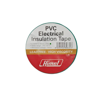 3 IN / HIMEL Isolasi Kabel Listrik Tahan Panas Electrical Tape Hijau