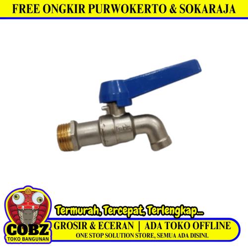 1/2 IIN / PARIS Kran Air Tembok Taman Bola Ball Valve Stainless