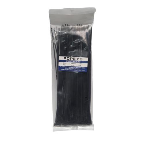 2.5 MM x 200 MM / POPEYE Cable Ties Tali Ripet 20 CM Hitam Pack