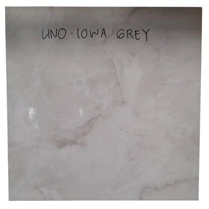 50 CM x 50 CM / UNO IOWA Keramik Lantai Rumah Glossy Grey Dus