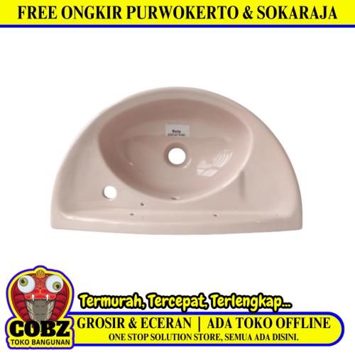 30 CM x 53 CM x 17 CM / DUTY S Wastafel Cuci Tangan Kecil Pink