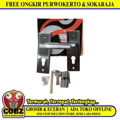 SCHIPOL AMSTERDAM SN/CP Handle Door Lock Tarikan Handle Kunci Pintu Kecil Set