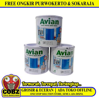 200 CC / AVIAN MATT Cat Kayu Besi Wood Metal Paint Kaleng