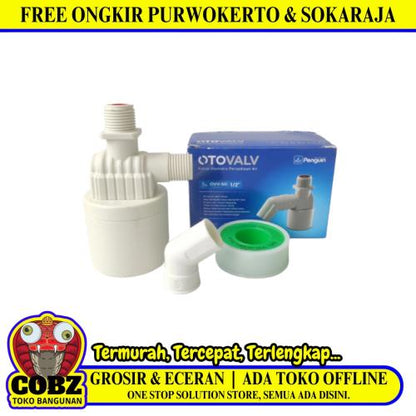 1/2 INCH /PENGUIN Pelampung Otomatis Torrent Water Level Control Stop Kran Set