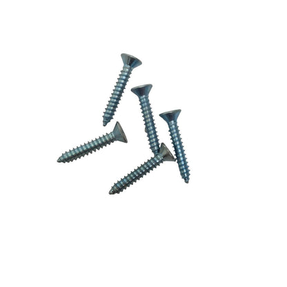 #8 x 1 IN / TM Sekrup FH Kepala Rata Plus Silver Biji