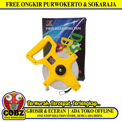 50 M / YSK Meteran Tancap Roll Gulung Alat Ukur Measuring Tape