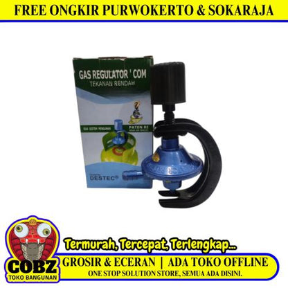DESTEC 201S Regulator Kepala Tabung Gas LPG Tekanan Rendah Low Pressure