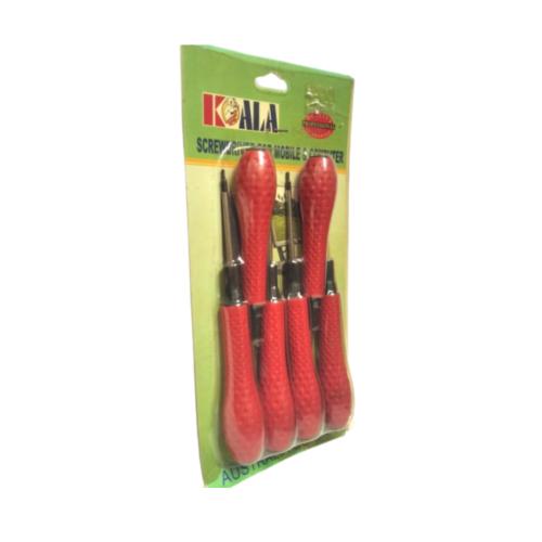 KOALA Obeng Reparasi Jam HP Komputer Kacamata 6 Pcs Set