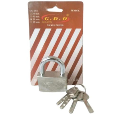 50 MM / GDO REG-497750 Gembok Pintu Pagar Padlock Anti Maling Leher Pendek