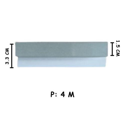 1.5 CM x 4 M / SHUNDA PLAFON LS-301-1 List Profil U Plafon U PVC Batang