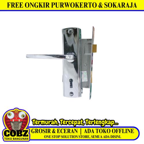 CAP KUDA MORTISE Handle Door Lock Tarikan Handle Kunci Pintu Kecil Set
