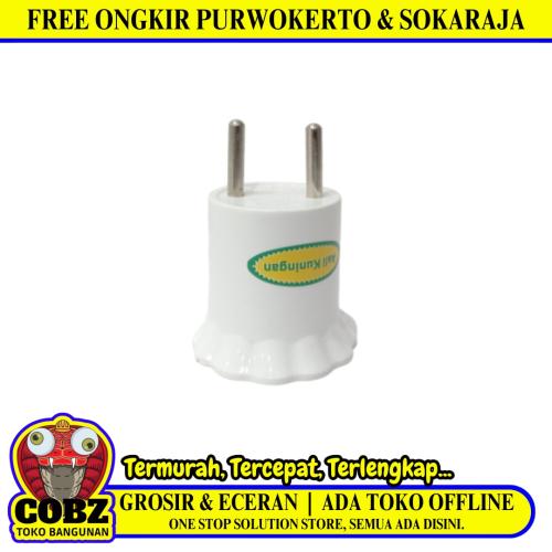 MATSUI  Fitting Lampu Saklar Steker Jek Colok Dinding Tidur Putih