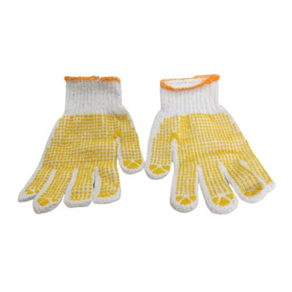 MATAHARI Sarung Tangan Benang Rajut Putih Kain Tukang Kerja Proyek Sepasang