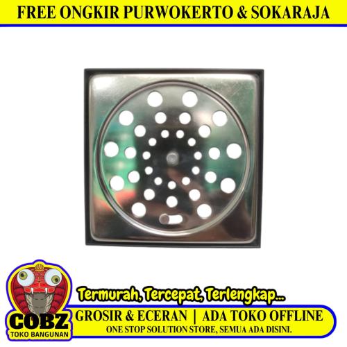 4 IN / TM Saringan Got Plat Floor Drain Kamar Mandi Stainless