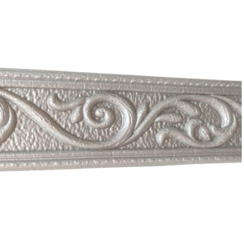 6 MM x 5 CM x 115 CM / COBZ LIST-B55H Wallpaper Foam Sticker Corak Abu Lembar