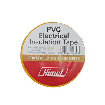 3 IN / HIMEL Isolasi Kabel Listrik Tahan Panas Electrical Tape Kuning