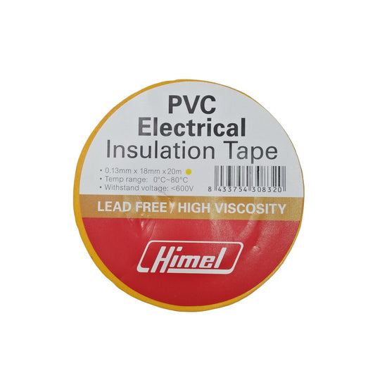 3 IN / HIMEL Isolasi Kabel Listrik Tahan Panas Electrical Tape Kuning