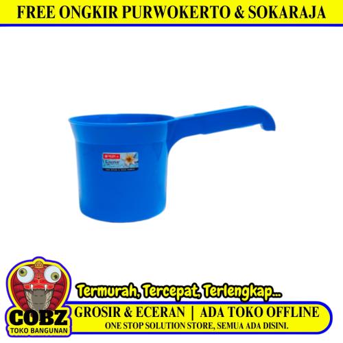 LIVINA Gayung Mandi PVC Biru