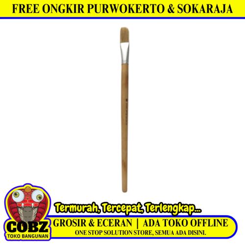 12 MM / STARK 57 Kuas Lukis Tembok Kayu Besi Air Acrylic Paint Brush