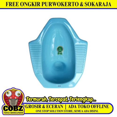 50 CM x 42 CM x 25 CM / DUTY Kloset Jongkok Toilet Biru Muda Keramik