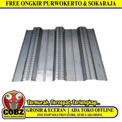 0.75 MM x 100 CM x 3.5 M/ TM Bondeck Floordeck Cor Galvanis Lembar
