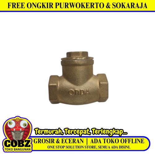 1/2 IN / ONDA Tosen Tusen Tesen Foot Klep Valve Kuningan
