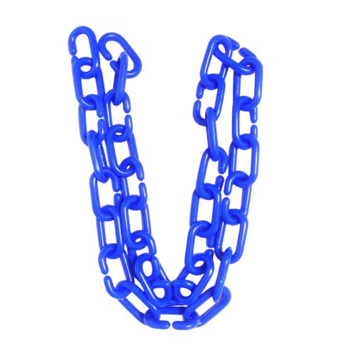 1/4 IN / TM Rantai Plastik PVC Talang Motor Anjing 6 MM Biru Meter