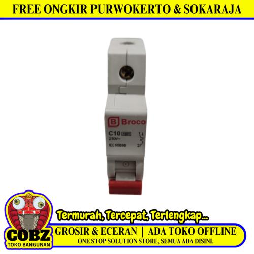 10 A / BROCO MCB Pemutus Sekring Sirkuit Arus Listrik Circuit Breaker