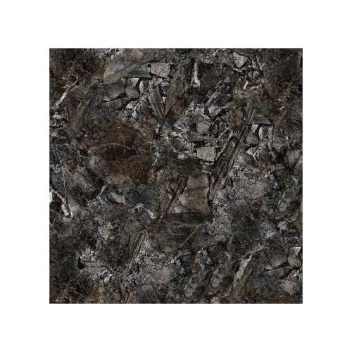 60 CM x 60 CM / NIRO GIX 26/1/4L JET BROWN Granit Lantai Rumah Glossy Dus