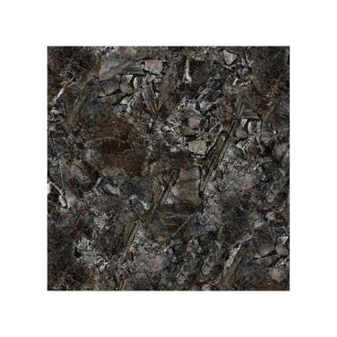 60 CM x 60 CM / NIRO GIX 26/1/4L JET BROWN Granit Lantai Rumah Glossy Dus