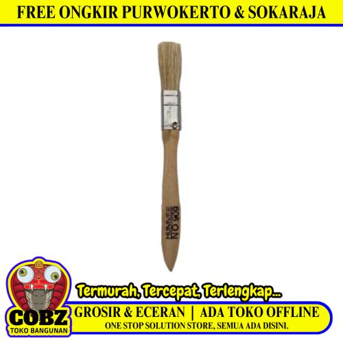 1/2 IN / HUMVEE Kuas Cat Tembok Kayu Besi Air Acyrlic Paint Brush