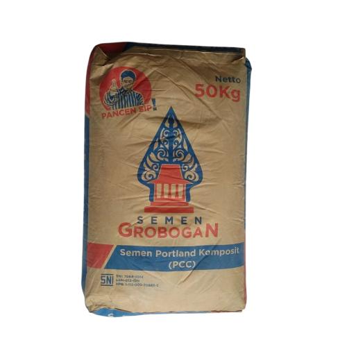 50 KG / GROBOGAN Semen Abu Abu SNI Sak
