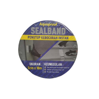 50 MM X 10 M / SEALBAND Tambal Seng Aluminium Flinkote Anti Bocor Roll