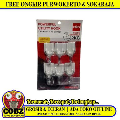 EMD Kapstok Cantel Baju Mini PVC Set