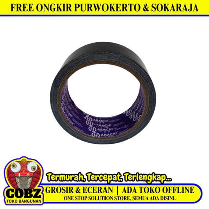 35 MM / HARACI Isolasi Selotip Lakban Stationary Tape Hitam