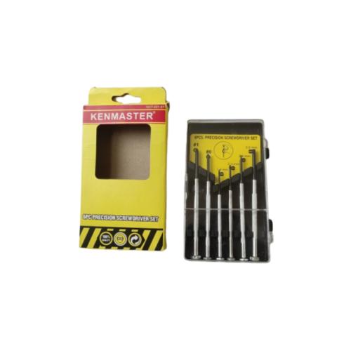 KENMASTER Obeng Reparasi Jam HP Komputer Kacamata 6 Pcs Set