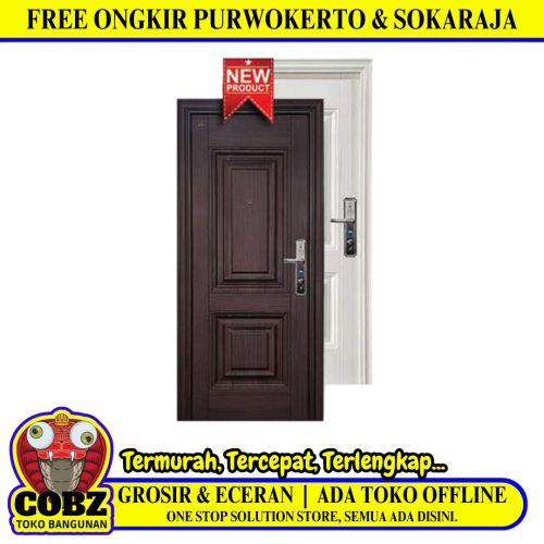 5 CM x 90 CM x 210 CM / FORTRESS FORT 90.19 SINGLE DOOR Pintu Kamar Mandi Baja White Set