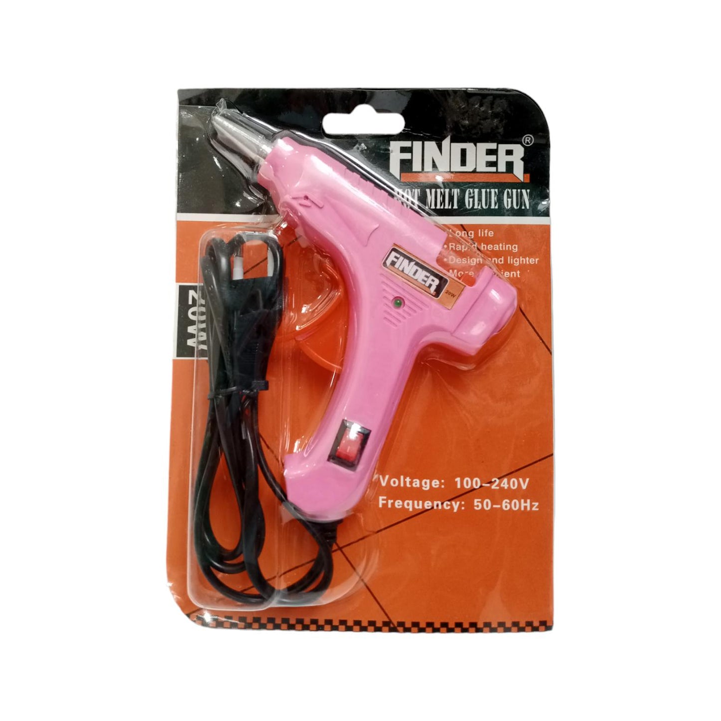 FINDER KECIL Alat Lem Tembak Lilin Bakar Hot Melt Glue Gun