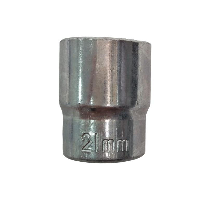 6 PT x 1/2 IN x 21 MM / TM Mata Kunci Sok Shock Socket Chrome