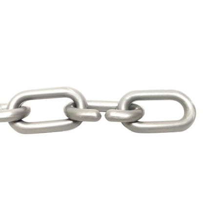 1/4 IN / TM Rantai Plastik PVC Talang Motor Anjing 6 MM Silver Meter