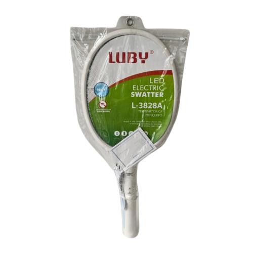 LUBY L-3828A Mosquito Swatter Raket Nyamuk Cas Rechargeable Kabel